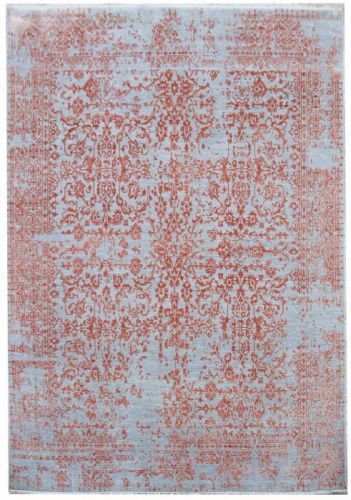Diamond Carpets koberce Ručně vázaný kusový koberec Diamond DC-JK 1 Silver/orange - 180x275 cm Červená