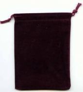 Chessex Large Suedecloth Dice Bags Burgundy