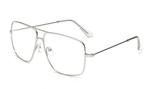 Brýle s čirými skly Eileen stříbrné