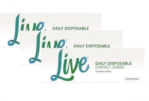 Live daily disposable (90 čoček)