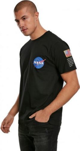 NASA Insignia Logo Flag Tee Black XL
