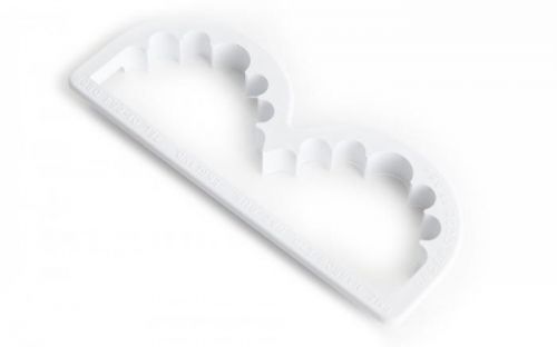 Krajkový lem - vlnitý oblouček - vypichovač na anglickou krajku -