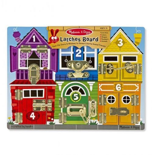 Odemykání zámků Melissa and Doug Locks board