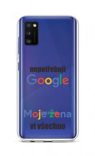 Kryt TopQ Samsung A41 silikon Google 51389