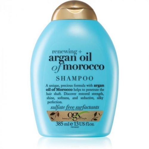 OGX Argan Oil Of Morocco obnovující šampon pro lesk a hebkost vlasů 385 ml