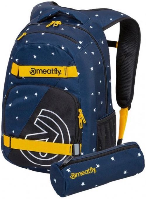 Batoh Meatfly Exile 5 i birds dark navy 24l