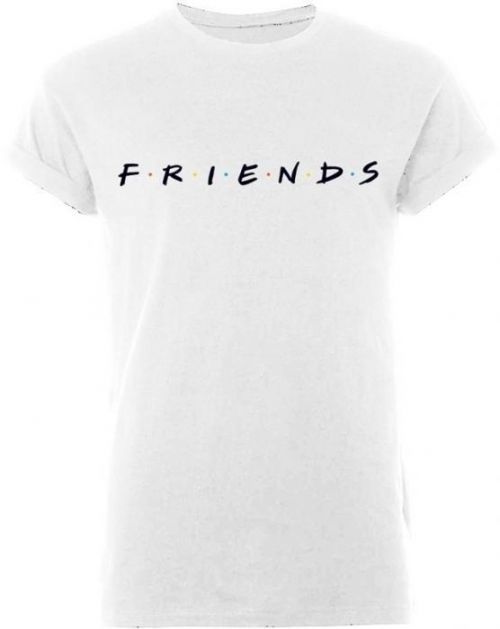 Friends Logo Rolled Sleeve T-Shirt XL