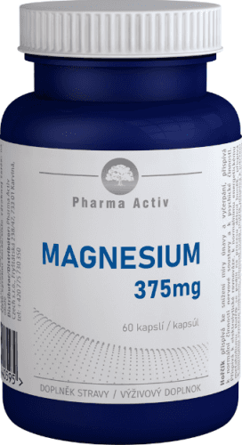 Pharma Activ  Hořčík magnesium 375mg 60kapslí