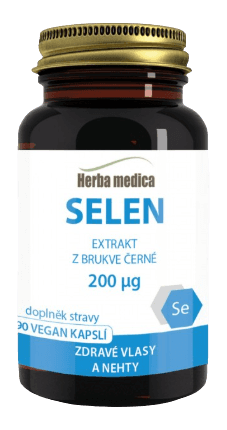 Herba medica Selen 200mcg (z brukve černé) 90 vegan kapslí