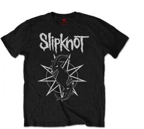 Slipknot Unisex Tee Goat Star Logo (Back Print) S