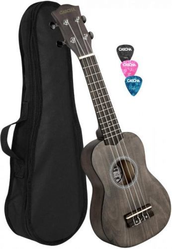 Cascha Soprano Ukulele Black