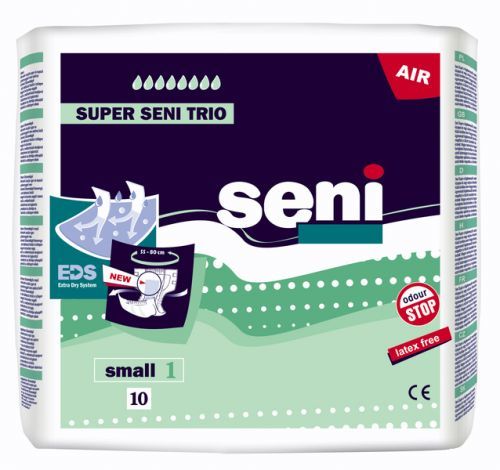 Seni Super Trio Small 10 ks ink. plen. kalh.