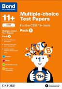 Bond 11+: Multiple-Choice Test Papers for the CEM 11+ Tests Pack 1 (Hughes Michellejoy)(Paperback)