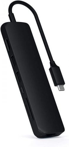 Redukce / adaptér - Satechi, USB-C Slim Multiport Black