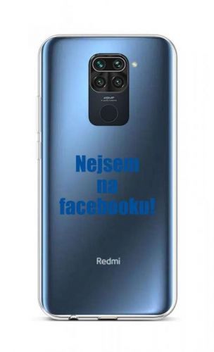 Kryt TopQ Xiaomi Redmi Note 9 silikon Nejsem na Facebooku 51393