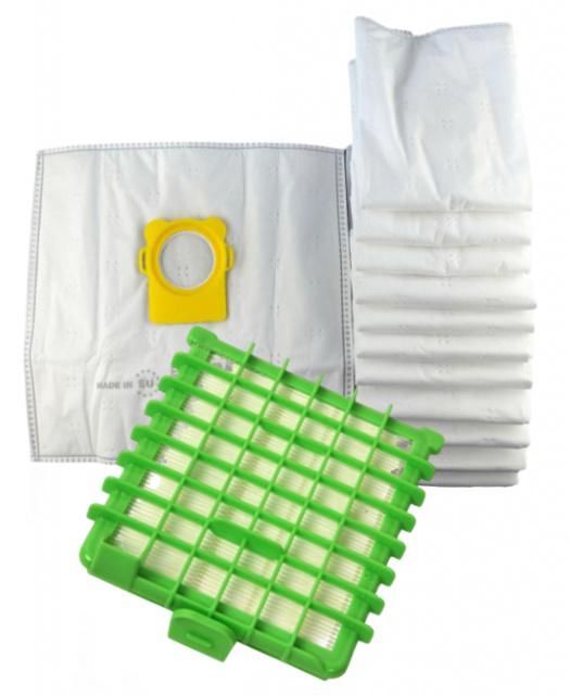 nipponcec.cz Ekonomická sada HEPA filtr + sáčky k ROWENTA Compact Power „M“ 1+12ks