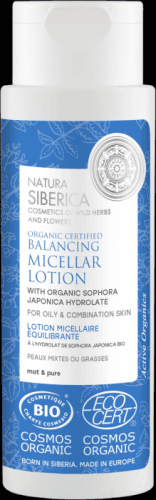 Natura Siberica Vyživující micelární mléko na mastnou a smíšenou pokožku 150ml