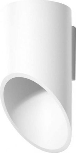 Bílé nástěnné světlo Nice Lamps Nixon, délka 20 cm