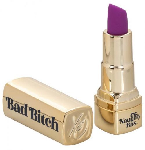 California Exotic Novelties Diskrétní mini vibrátor Bad Bitch Lipstick - Naughty Bits