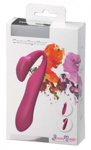 BeauMents Come2gether - cordless, waterproof steam vibrator (pink)