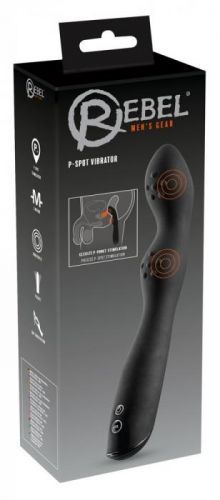 Rebel P-Spot - two motorized prostate vibrator (black)