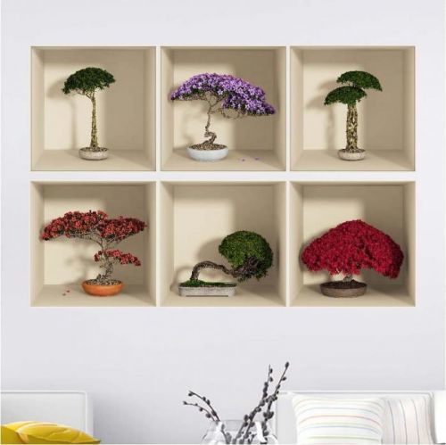 Sada 6 samolepek s 3D efektem Ambiance Home