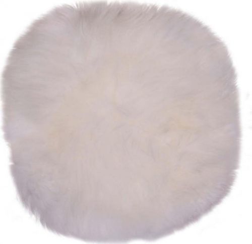 Bílá ovčí kožešina House Nordic Circle, ⌀ 35 cm