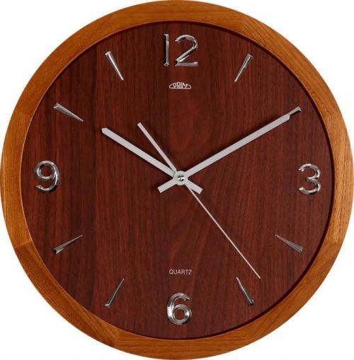 Dřevěné hodiny PRIM Wood Style zpříjemní každý interiér. Jsou vyrobeny ze dřeva. Na číselníku jsou arabské číslice, které jsou v 3D lesklém provedení. Tyto  hodiny mají v Nástěnné hodiny PRIM Wood Style I