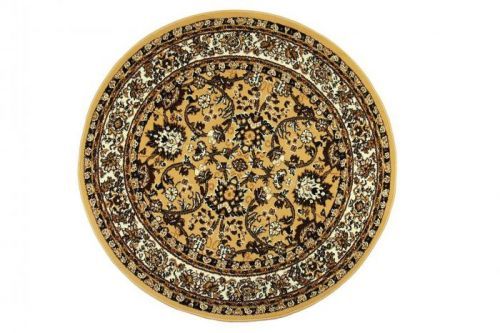 Sintelon koberce Kusový koberec Teheran Practica 59/EVE kruh - 150x150 (průměr) kruh cm Hnědá