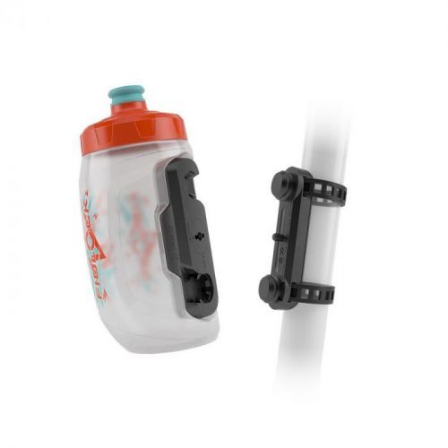 BOTTLE TWIST SET DĚTSKÝ ORANGE/BLUE 450ml + UNI BASE