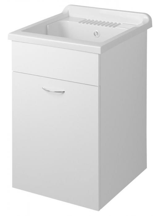 AQUALINE Výlevka na skříňku 45x50cm, plast bílá PI4550