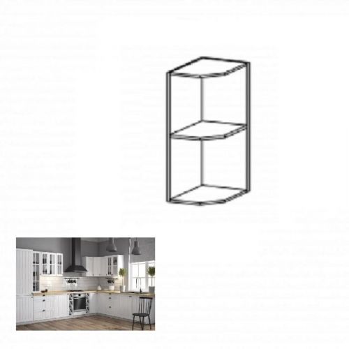 Horní skříňka PROVANCE G25P bílá Tempo Kondela