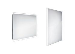 NIMCO Led zrcadlo zrcadlo LED 900x700 rám hliníkový ZP 12019 ZP 12019