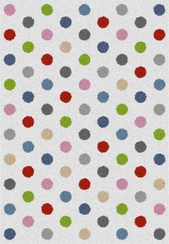 Bílý koberec Universal Norge Dots, 160 x 230 cm