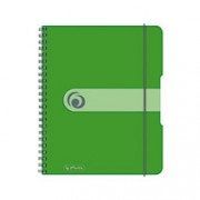 Spirálový blok A5 - zelený