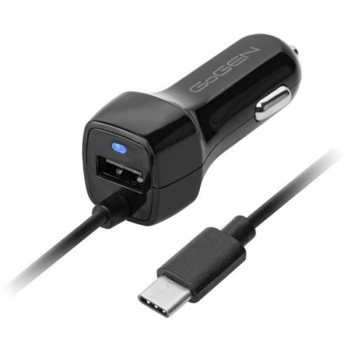 GoGEN integrovaný kabel (micro USB), 1x USB, 2,1A černý (CH28MCB)