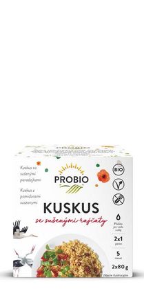 Kuskus se sušenými rajčaty 2x80 g BIO PROBIO