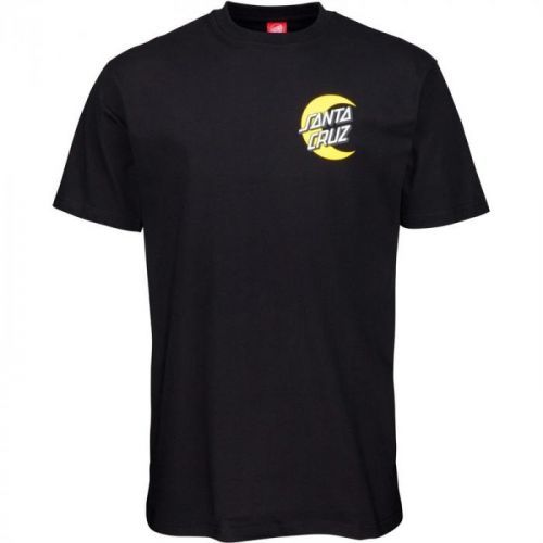 triko SANTA CRUZ - Moon Dot T-Shirt Black (BLACK) velikost: M