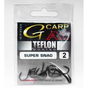 GAMAKATSU - Háčky G-Carp A1 SUPER SNAG vel.2