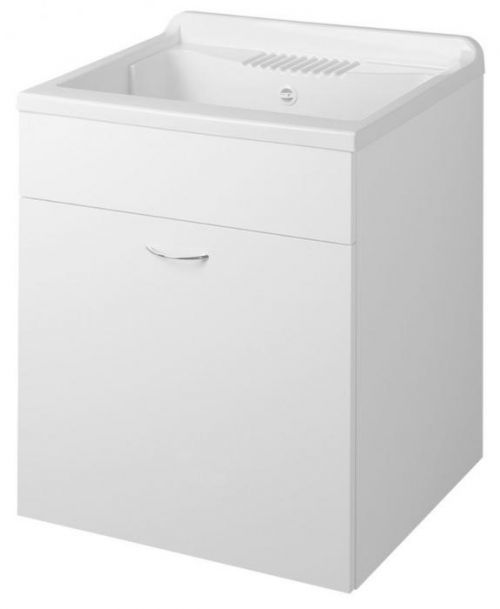 AQUALINE Výlevka na skříňku 60x50cm, plast bílá PI6050