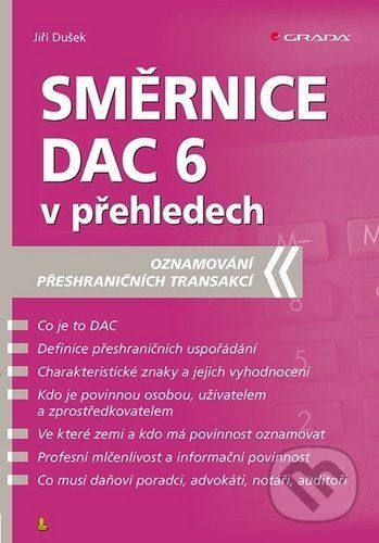 E-kniha: Směrnice DAC 6 v přehledech od Dušek Jiří