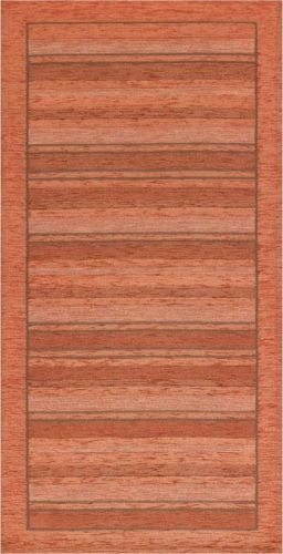 Oranžový běhoun Floorita Velour, 55 x 140 cm