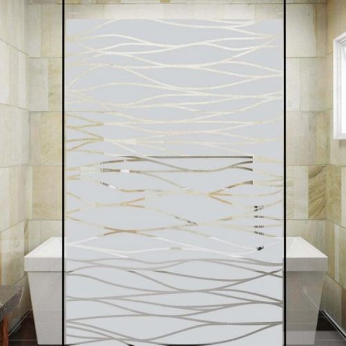 Samolepka na dveře sprchového koutu Ambiance The Sea, 100 x 55 cm