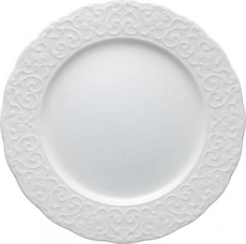 Bílý porcelánový talíř Brandani Gran Gala, ⌀ 25 cm