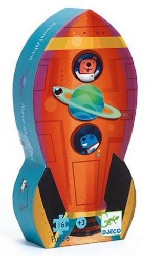Djeco Puzzle Vesmírná raketa