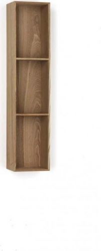 Dřevěná polička s 3 úložnými prostory Tomasucci Billa, 90 x 15 x 20 cm