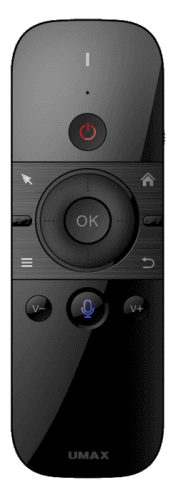 Bezdrátová myš s vestavěnou klávesnicí UMAX Air Mouse M1, černá