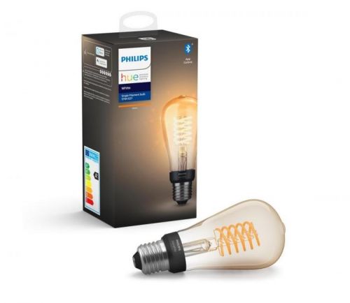 Philips LED Stmívatelná žárovka Philips HUE WHITE FILAMENT ST64 E27/7W/230V 2100K