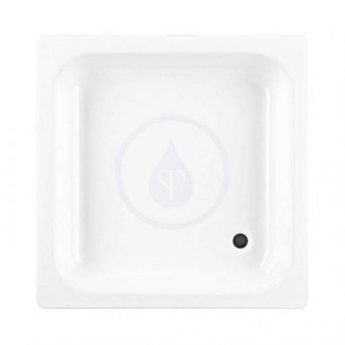 JIKA Sofia Ocelová sprchová vanička, 800mm x 800mm x 145mm, bílá povrchová úprava Antislip H2140800000001