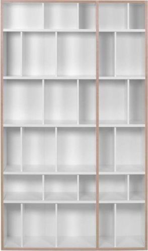 Bílá knihovna TemaHome, šířka 108 cm